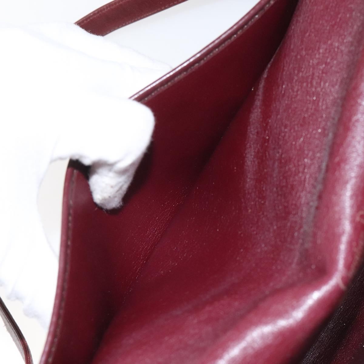 Christian Dior Vintage Trotter Flap Shoulder Bag Canvas, RED, CANVAS, Shoulder bag