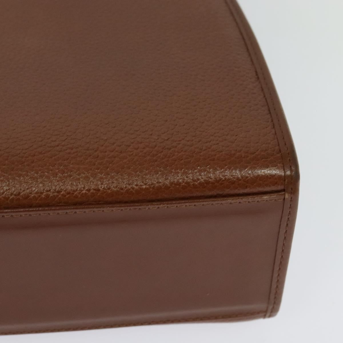 Burberry Vintage Handbag Leather, BROWN, LEATHER, Handbag