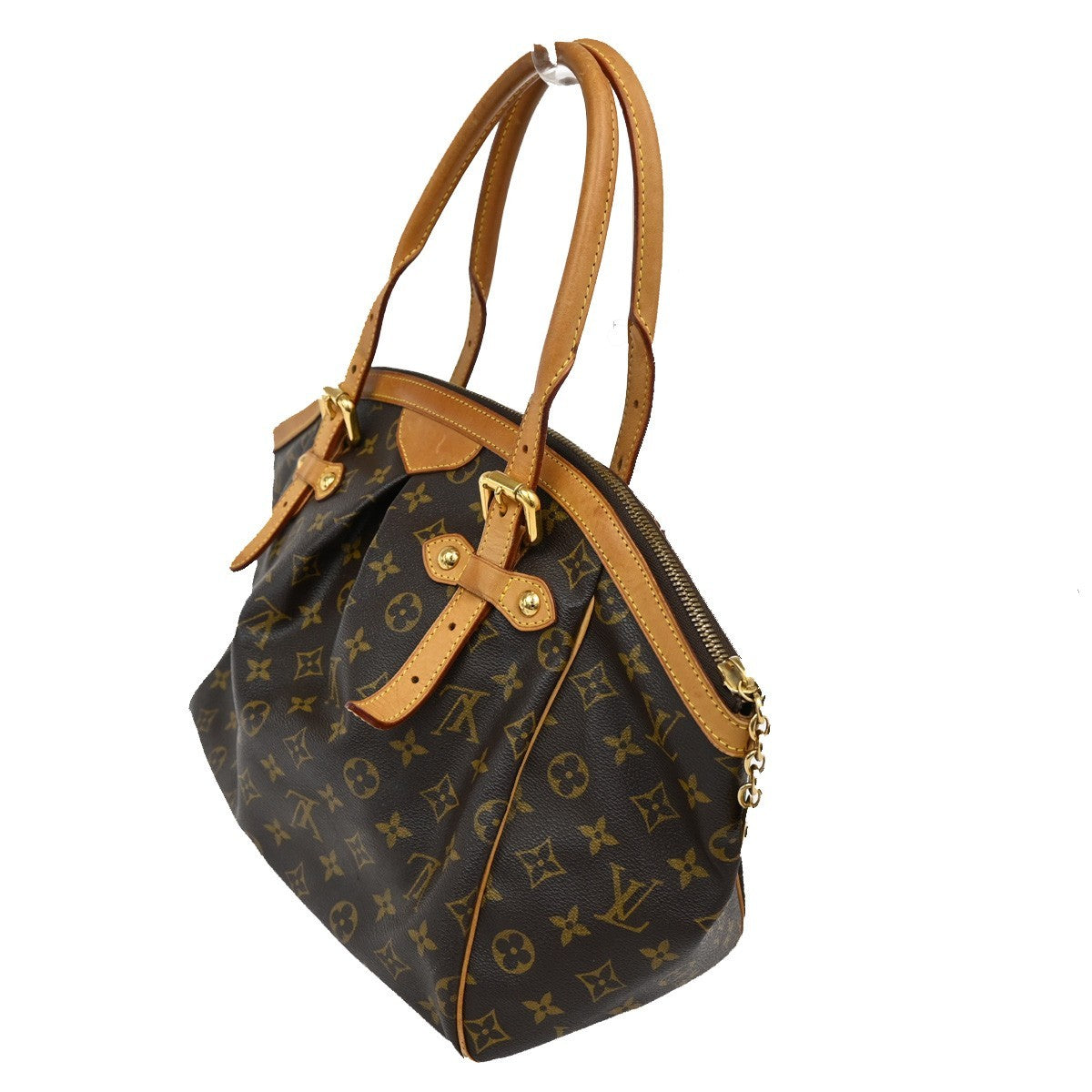 Louis Vuitton Tivoli Handbag Monogram Canvas, BROWN, CANVAS, Shoulder bag