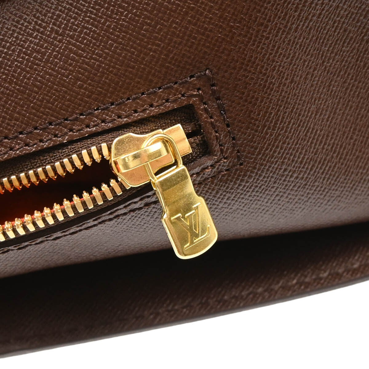 Louis Vuitton Triana Bag Damier, BROWN, CANVAS, Handbag