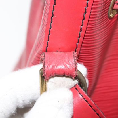 Louis Vuitton Petit Noe Handbag Epi Leather, RED, LEATHER, Shoulder bag