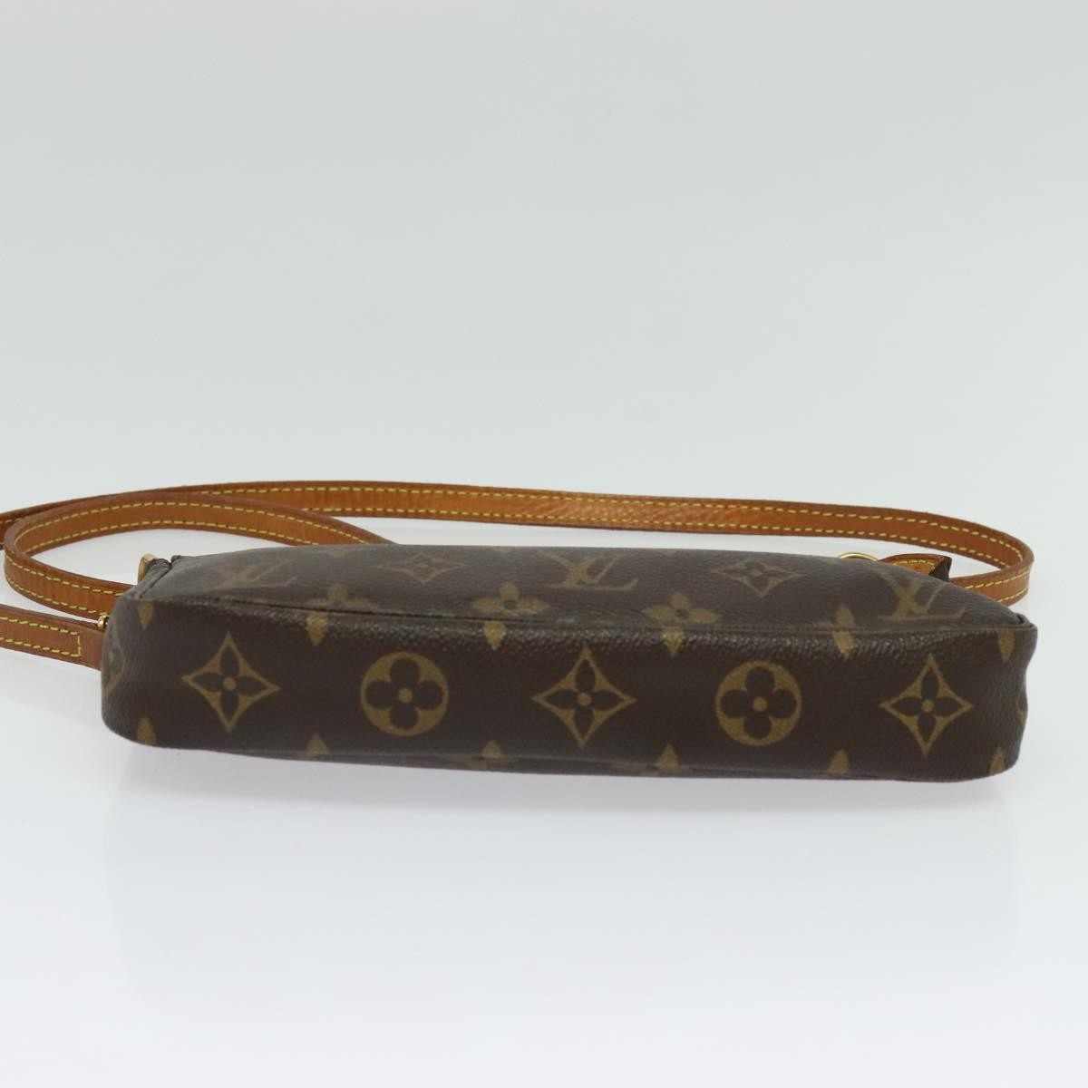 Louis Vuitton Pochette Accessoires NM Monogram Canvas, BROWN, CANVAS, Clutche & pouche