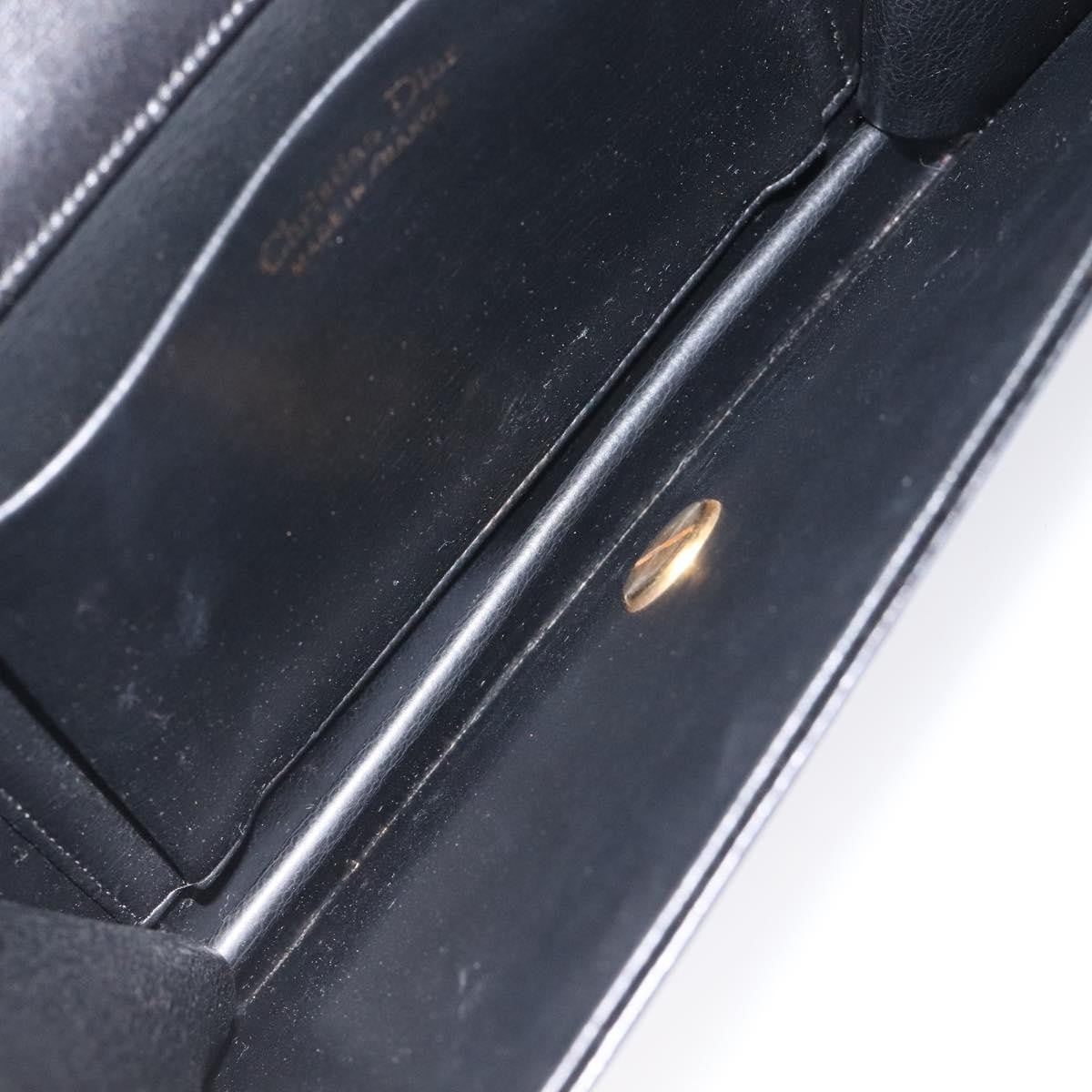 Christian Dior Flap chain Shoulder bag Leather, BLACK, LEATHER, Shoulder bag