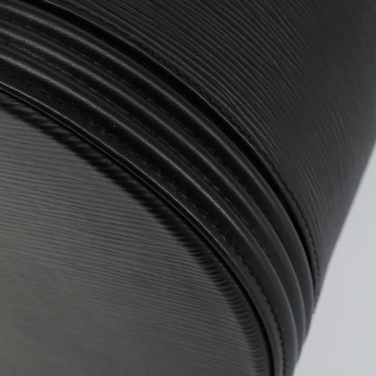 Louis Vuitton Cannes Handbag Epi Leather, BLACK, LEATHER, Handbag