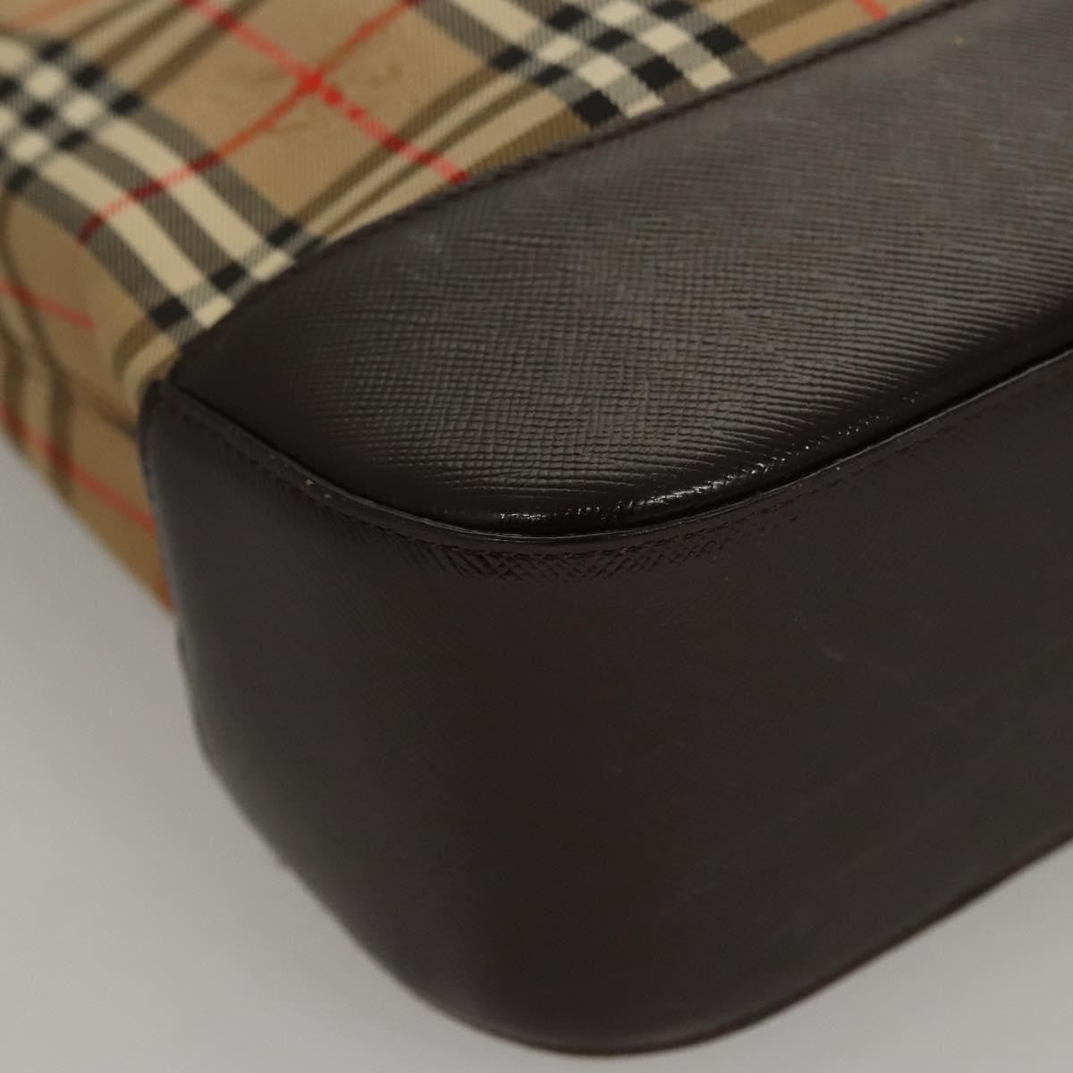 Burberry Shoulder Bag Nova Check Canvas, BEIGE, CANVAS, Shoulder bag