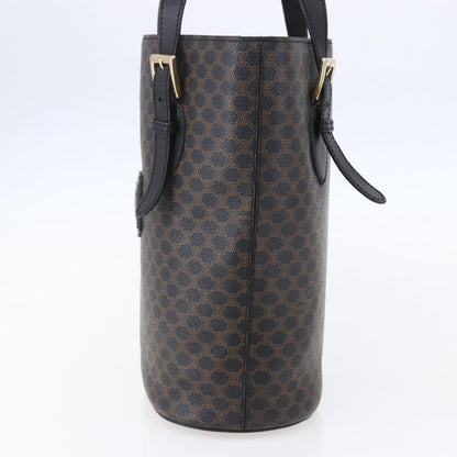 Celine Vintage Macadam Tote bag Canvas, BROWN, CANVAS, Tote bag