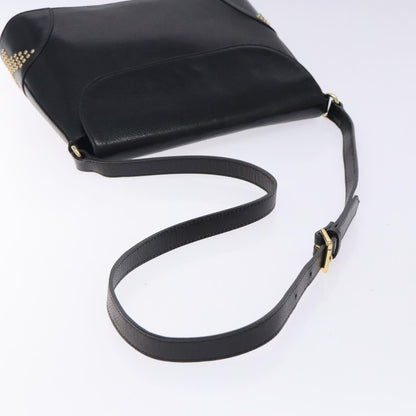 Saint Laurent Vintage Shoulder Bag Leather, BLACK, LEATHER, Shoulder bag