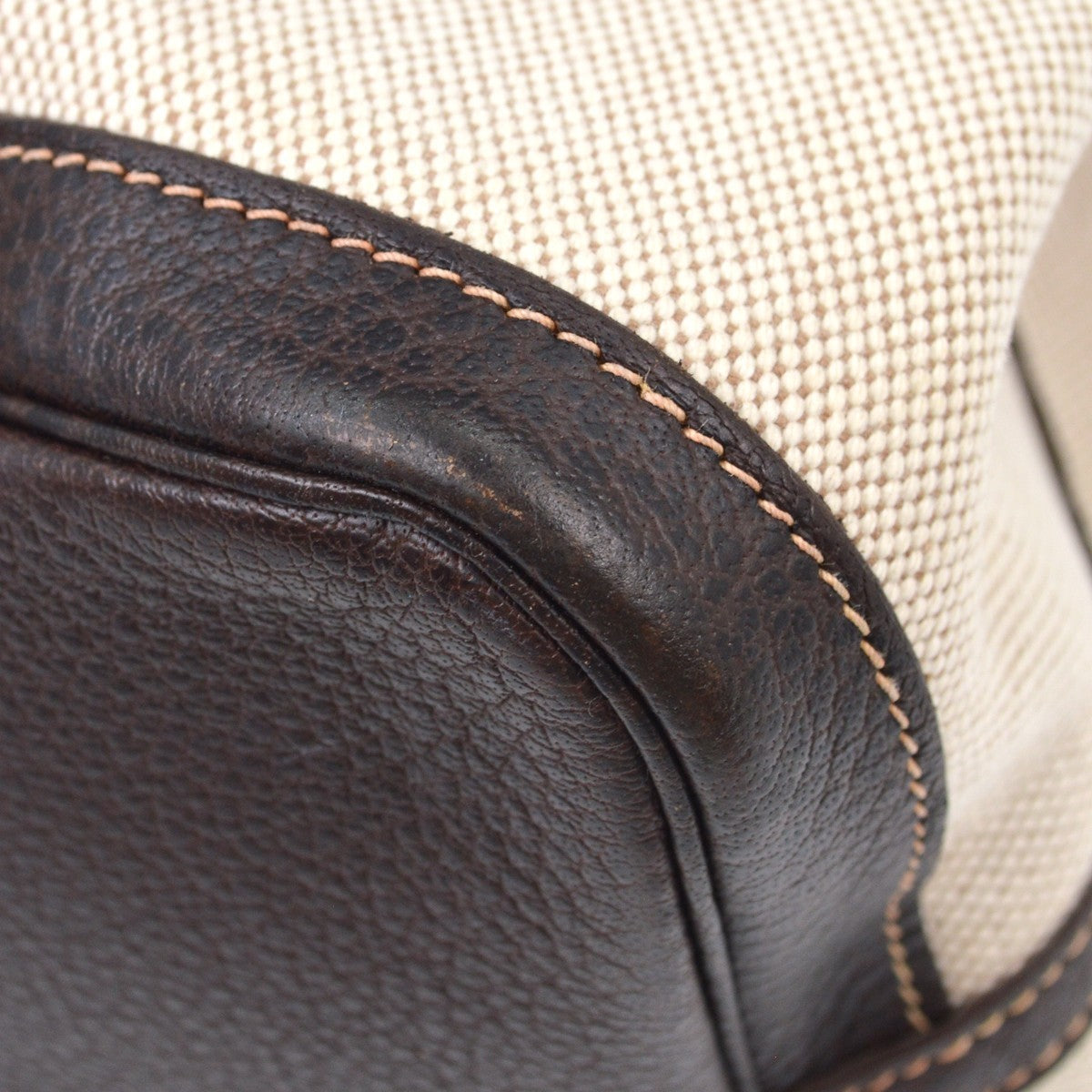 Hermes Garden Party Tote Toile and Leather, BEIGE, CANVAS, Tote bag