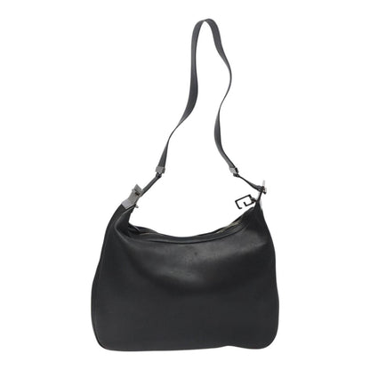 Gucci Vintage Shoulder Bag Leather, BLACK, LEATHER, Shoulder bag