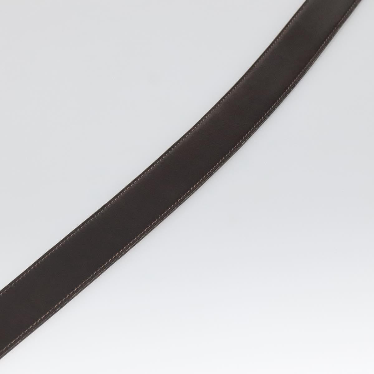 Hermes Vintage Belt Leather, BROWN, LEATHER, Belts