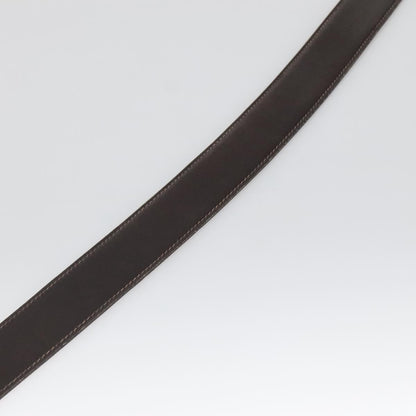 Hermes Vintage Belt Leather, BROWN, LEATHER, Belts