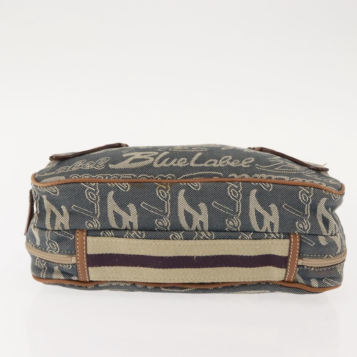 Burberry Blue Label Handbag Denim, BLUE, DENIM_JEANS, Travel bag