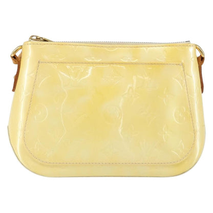 Louis Vuitton Minna Street Handbag Monogram Vernis, YELLOW, PATENT_LEATHER, Shoulder bag