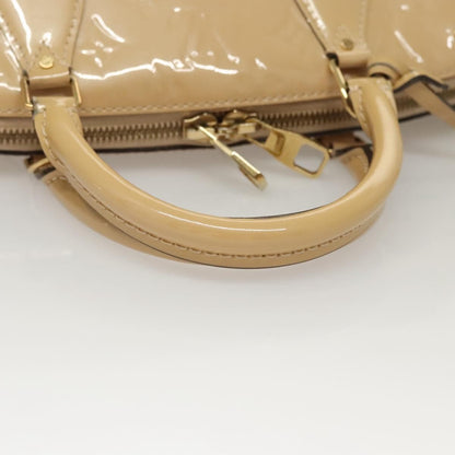 Louis Vuitton Santa Monica Handbag Monogram Vernis, BEIGE, PATENT_LEATHER, Handbag