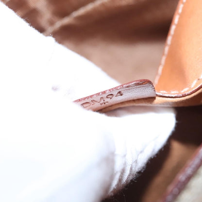 Celine Vintage Convertible Top Handle Bag Macadam Coated Canvas, WHITE, CANVAS, Handbag