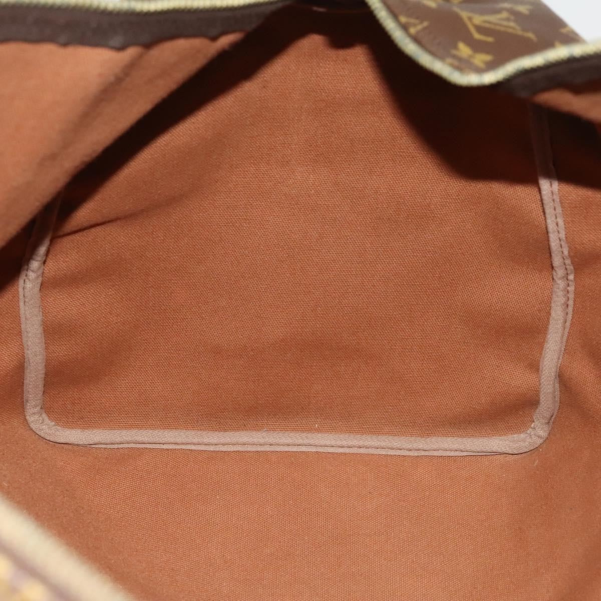 Louis Vuitton Keepall Bag Monogram Canvas, BROWN, CANVAS, Travel bag