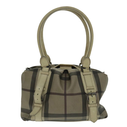Burberry Nova Check Handbag Nova Check Canvas and leather, BEIGE, CANVAS, Handbag