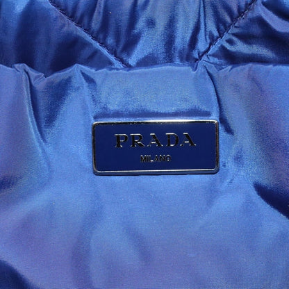 Prada Bomber Tote Tessuto, BLUE, NYLON, Tote bag