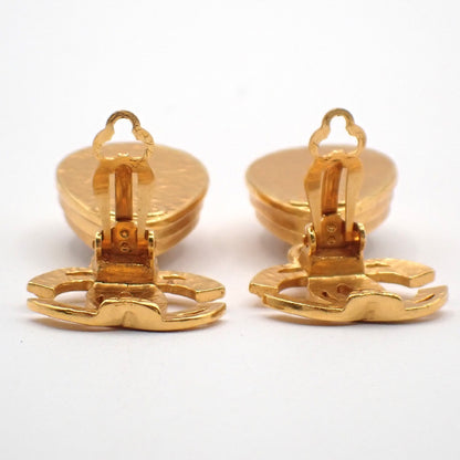 Chanel CC Teardrop Earrings Metal with Faux Pearl, Gold, Gold Plated, Earrings
