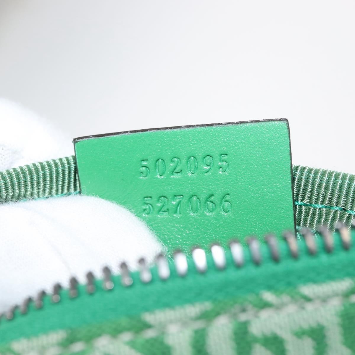 Gucci Waist Pouch Belt Bag GG Canvas, GREEN, CANVAS, Clutche & pouche