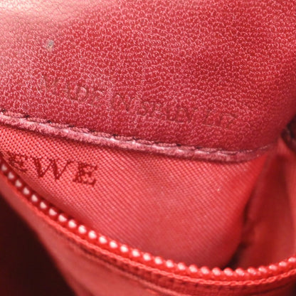 Loewe Vintage Anagram Tote Leather, RED, LEATHER, Tote bag