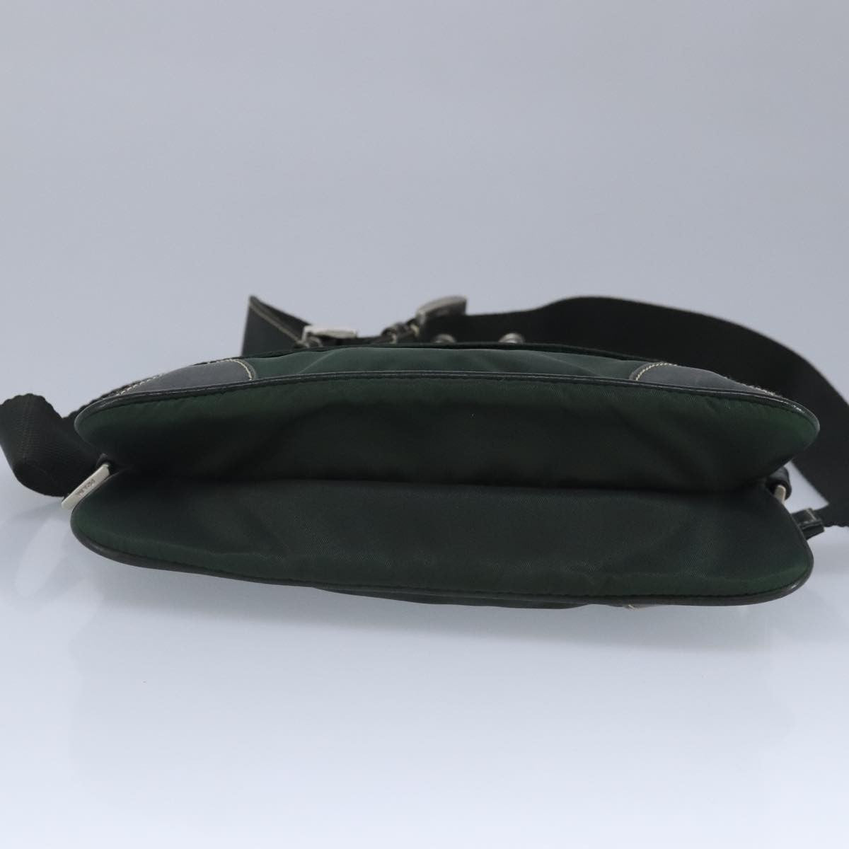 Prada Waist Bag Nylon and leather, KHAKI, NYLON, Shoulder bag
