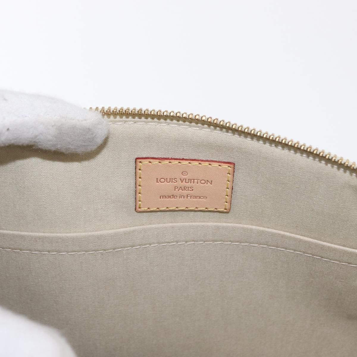 Louis Vuitton Sherwood Handbag Monogram Vernis, BEIGE, PATENT_LEATHER, Handbag