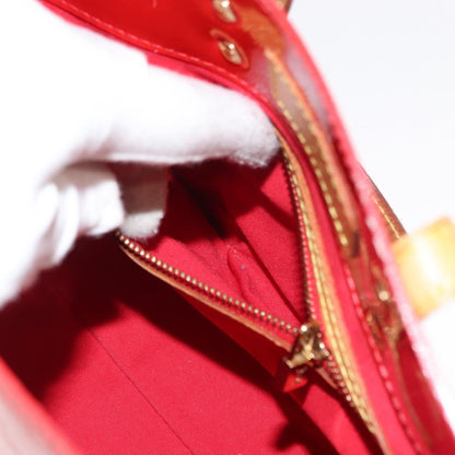 Louis Vuitton Reade Handbag Monogram Vernis, RED, PATENT_LEATHER, Handbag