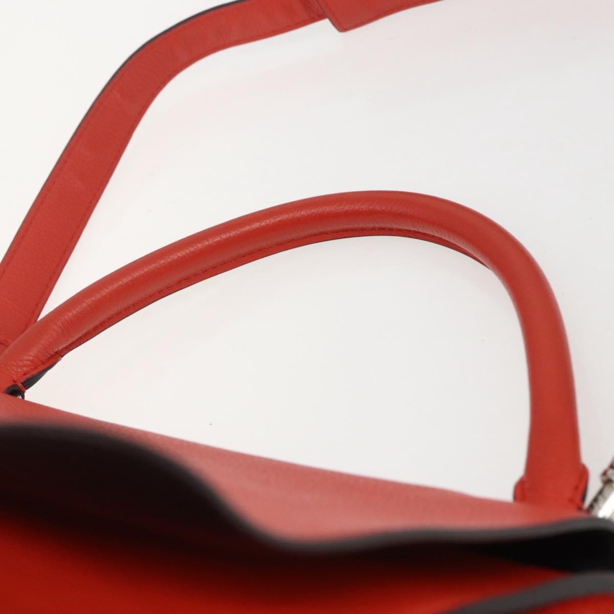 Celine Trapeze Bag Leather, RED, LEATHER, Handbag