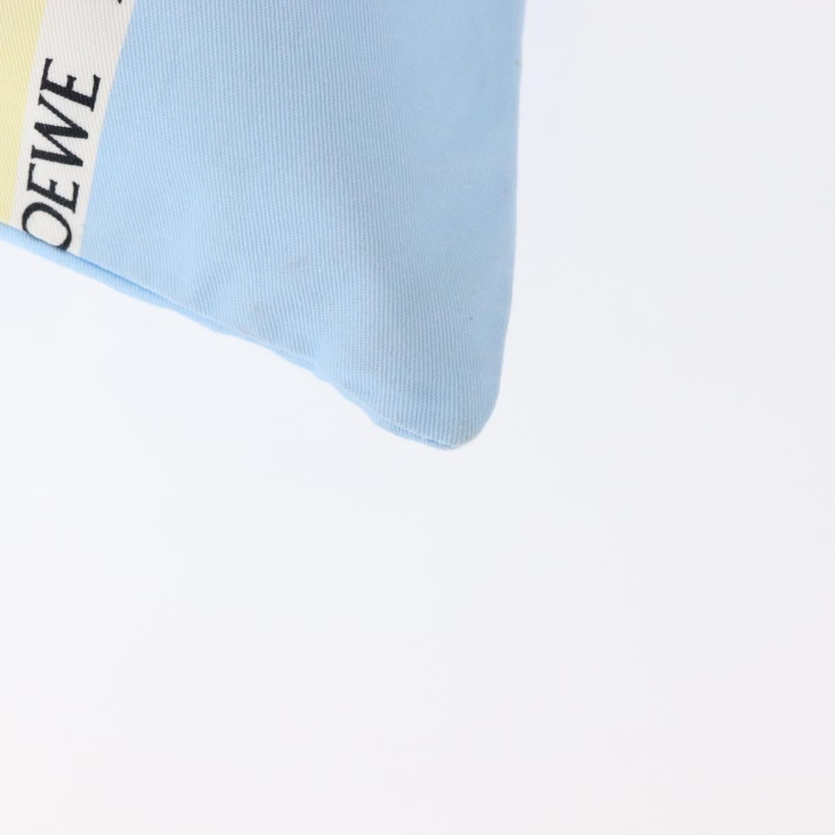 Loewe Drawstring Pouch Printed Canvas, BLUE, CANVAS, Bag