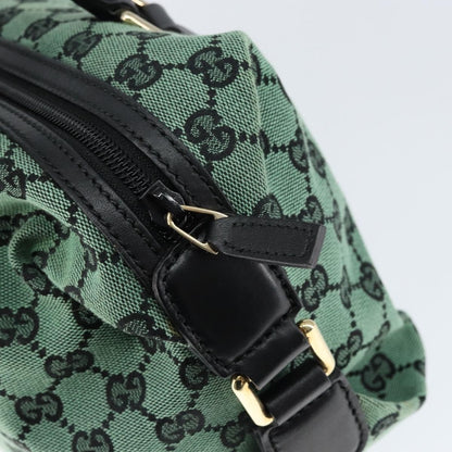Gucci Full Moon Boston Bag GG Canvas, GREEN, CANVAS, Travel bag