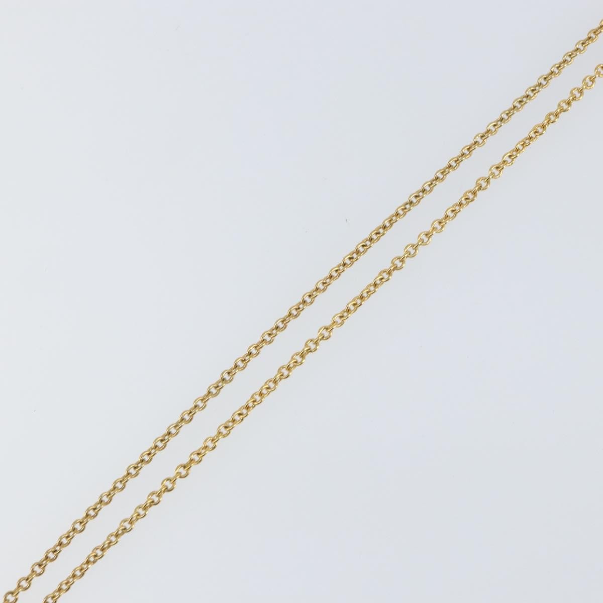 Christian Dior D logo Pendant Necklace Metal, GOLD, METAL, Necklace