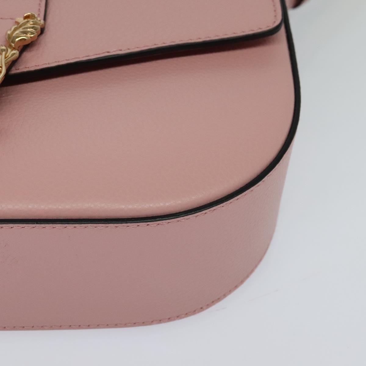 Versace Virtus Flap Messenger Bag Leather, PINK, LEATHER, Shoulder bag