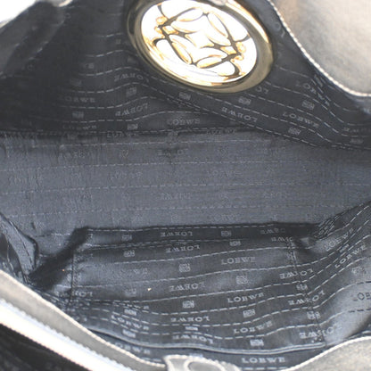 Loewe Anagram Tote Leather, GOLD, LEATHER, Tote bag