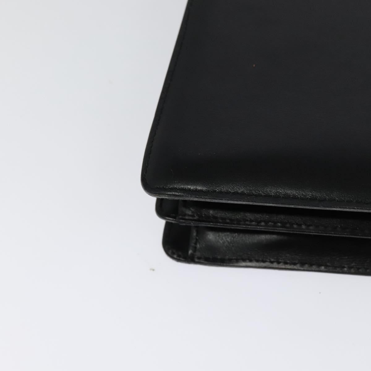 Bally Vintage Handbag Leather, BLACK, LEATHER, Handbag