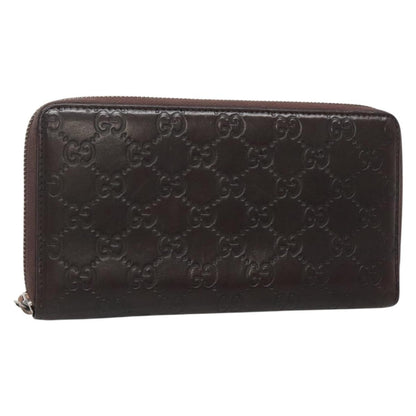 Gucci Guccissima Wallet Motif GG, BROWN, LEATHER, Wallets