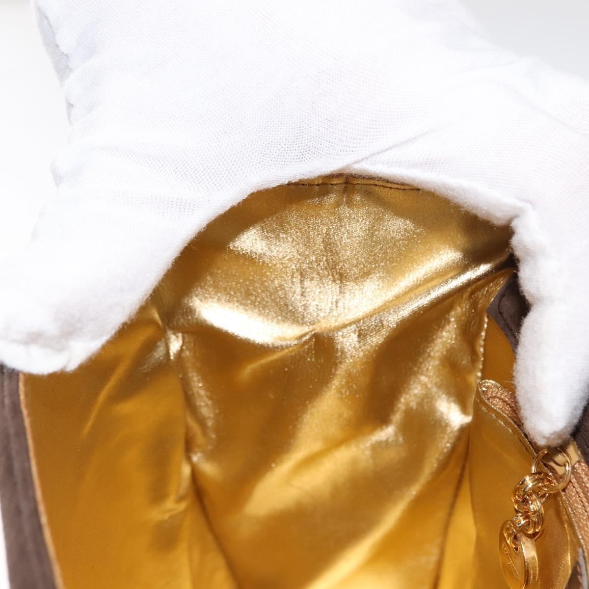 Salvatore Ferragamo Vintage Handbag Suede, BROWN, SUEDE, Handbag