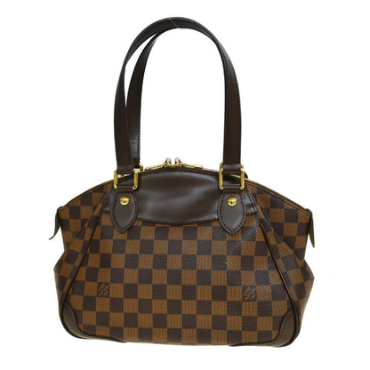Louis Vuitton Verona Handbag Damier, Brown, Canvas, Shoulder Bag