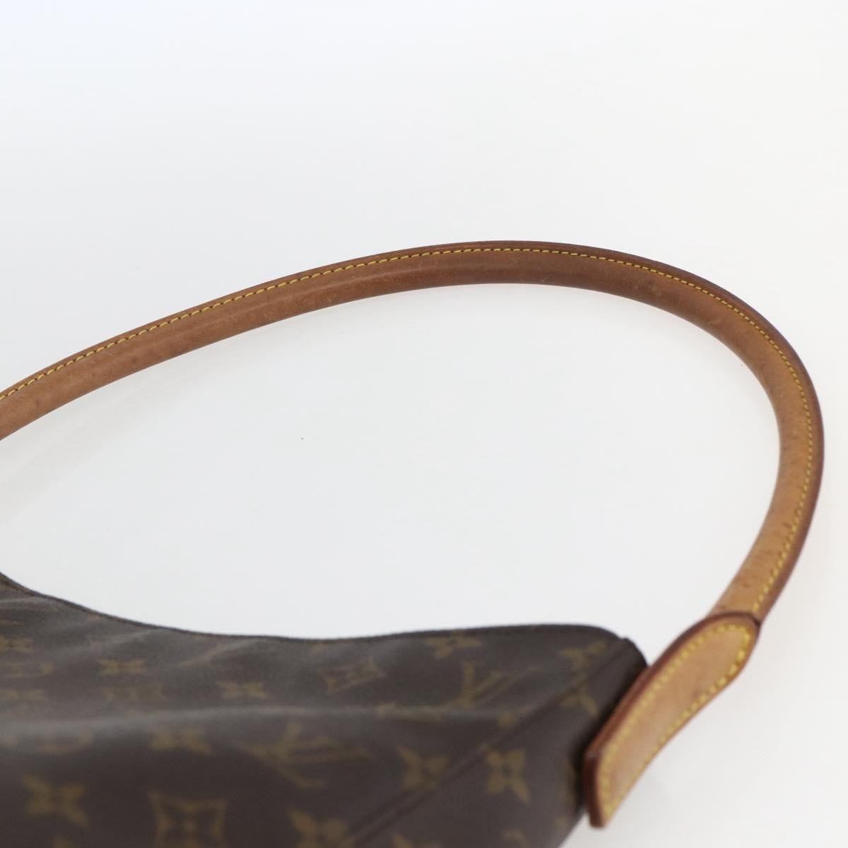 Louis Vuitton Looping Handbag Monogram Canvas, BROWN, CANVAS, Shoulder bag