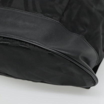 Salvatore Ferragamo Vintage Gancini Backpack Nylon, BLACK, NYLON, Backpack