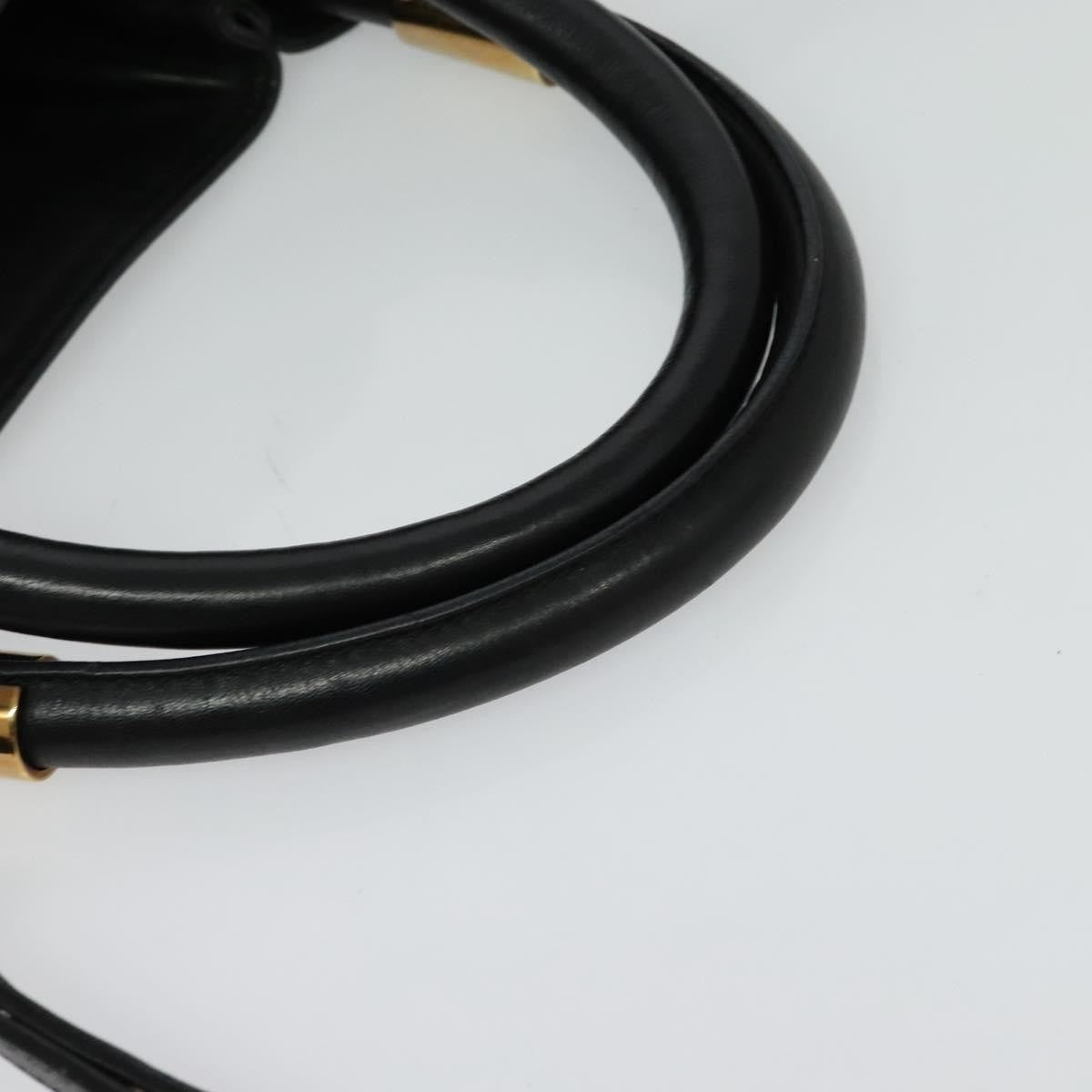 Chloe Victoria Handbag Leather, BLACK, LEATHER, Handbag