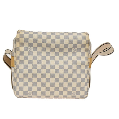Louis Vuitton Naviglio Handbag Damier, WHITE, CANVAS, Shoulder bag