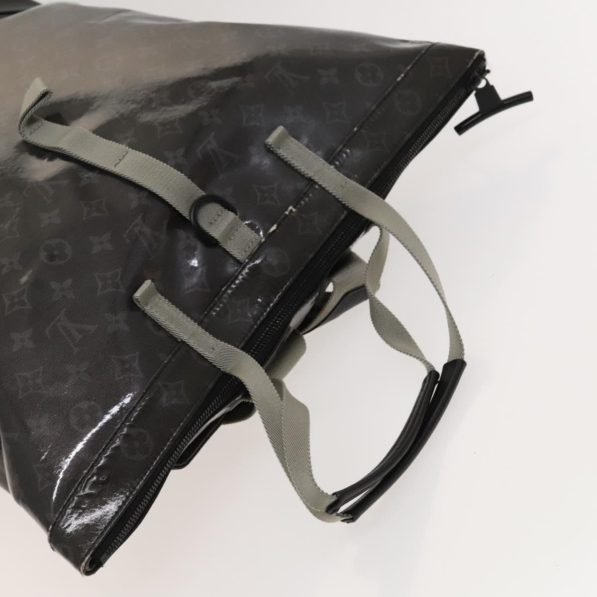 Louis Vuitton Zipped Tote Limited Edition Monogram Eclipse Glaze Canvas, BLACK, CANVAS, Backpack