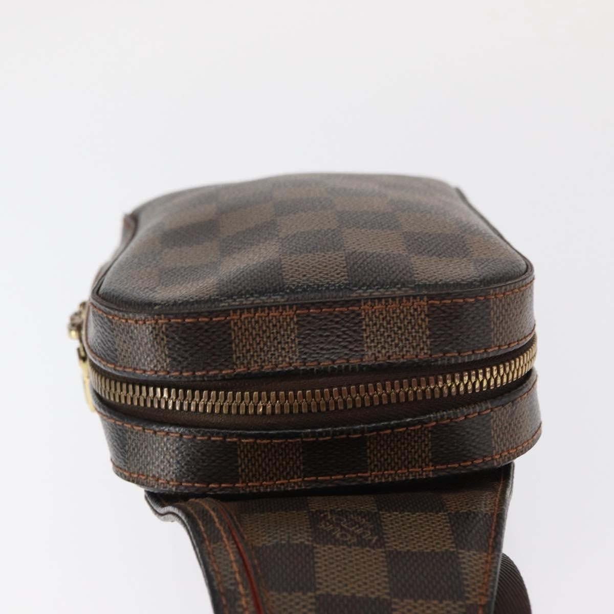 Louis Vuitton Geronimos Waist Bag Damier, BROWN, CANVAS, Shoulder bag