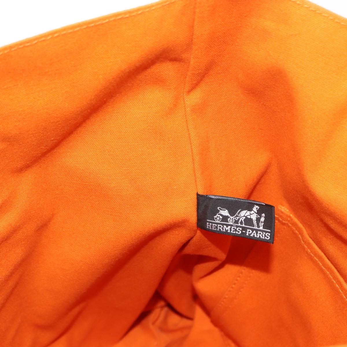Hermes Fourre-tout Herline Fourre-tout Herline, ORANGE, CANVAS, Tote bag