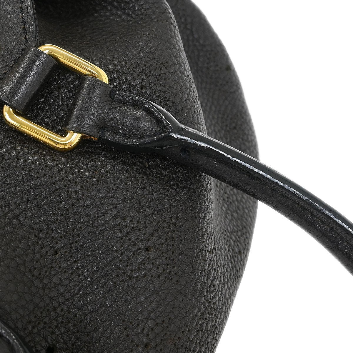 Louis Vuitton L Hobo Mahina Leather, BROWN, LEATHER, Handbag