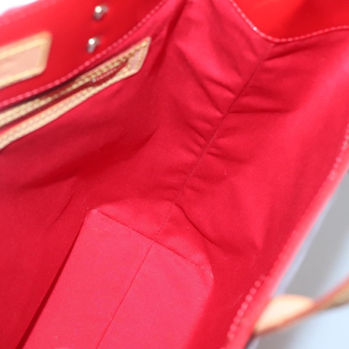 Louis Vuitton Reade Handbag Monogram Vernis, RED, PATENT_LEATHER, Handbag