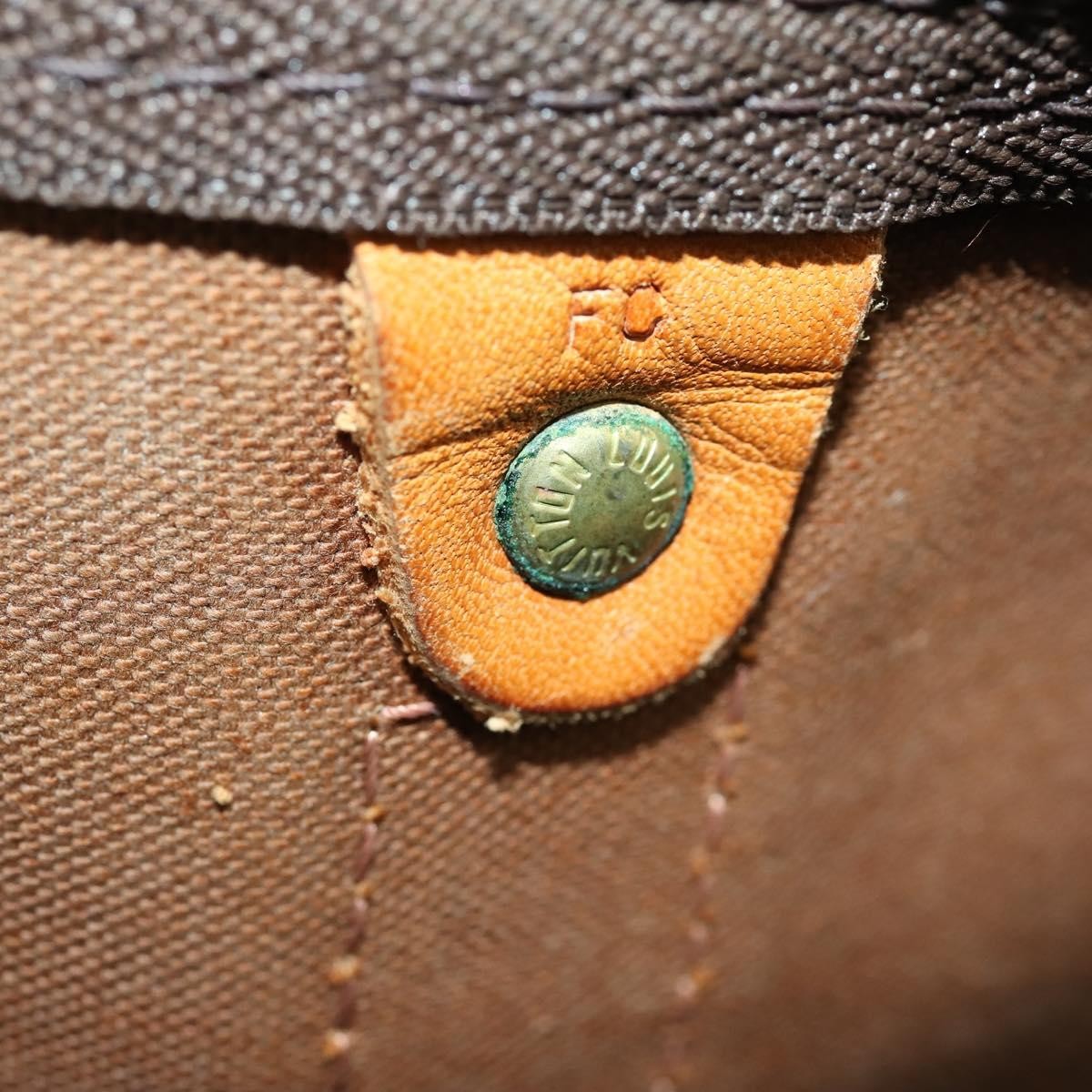 Louis Vuitton Keepall Bag Monogram Canvas, BROWN, CANVAS, Travel bag