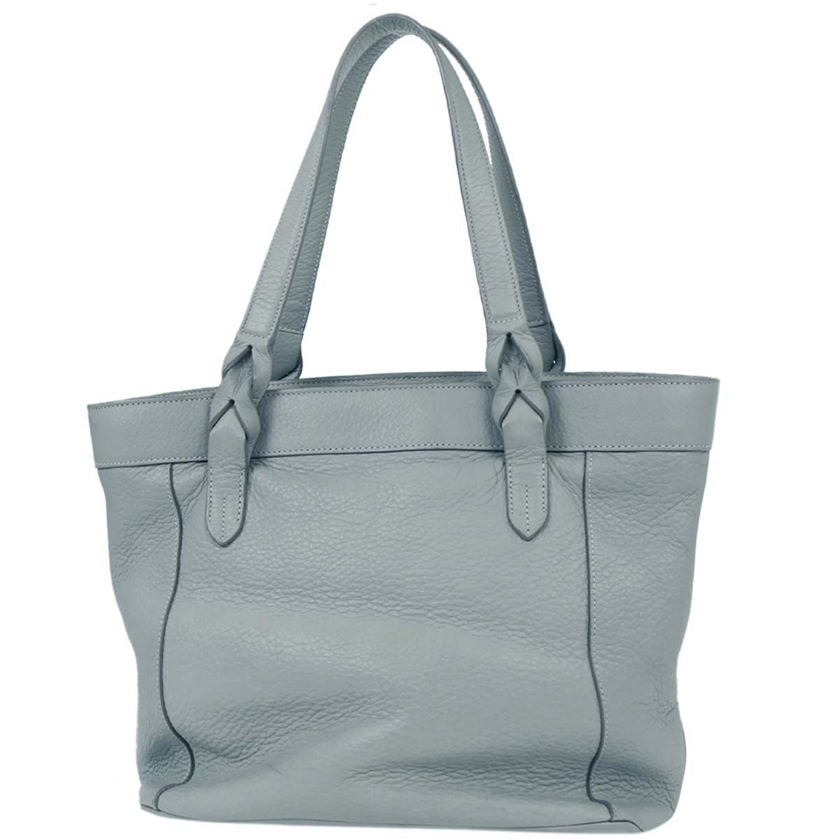 Loewe Fusta Totebag Leather, BLUE, LEATHER, Tote bag