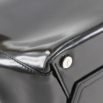 Salvatore Ferragamo Convertible Vara Bow Tote Patent Leather, BLACK, PATENT_LEATHER, Handbag